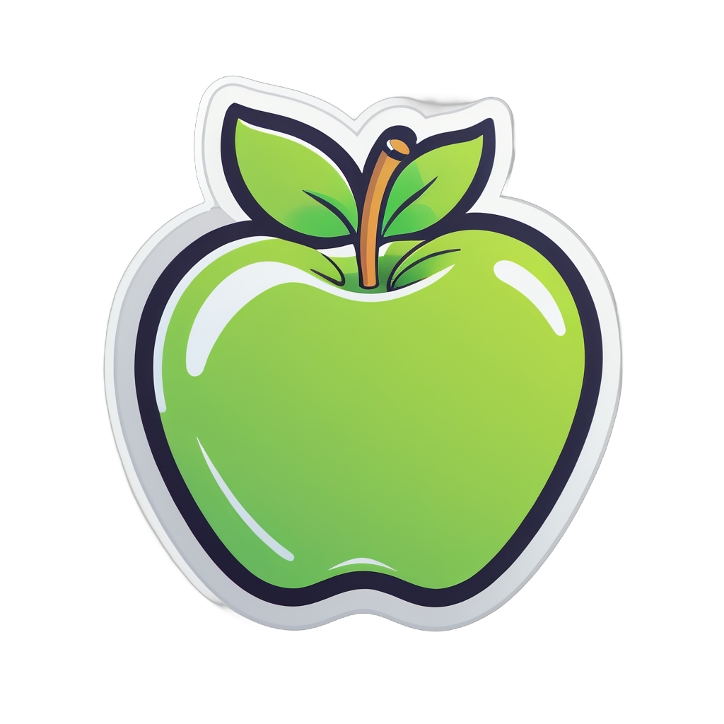 I Made An AI Sticker Of Apple