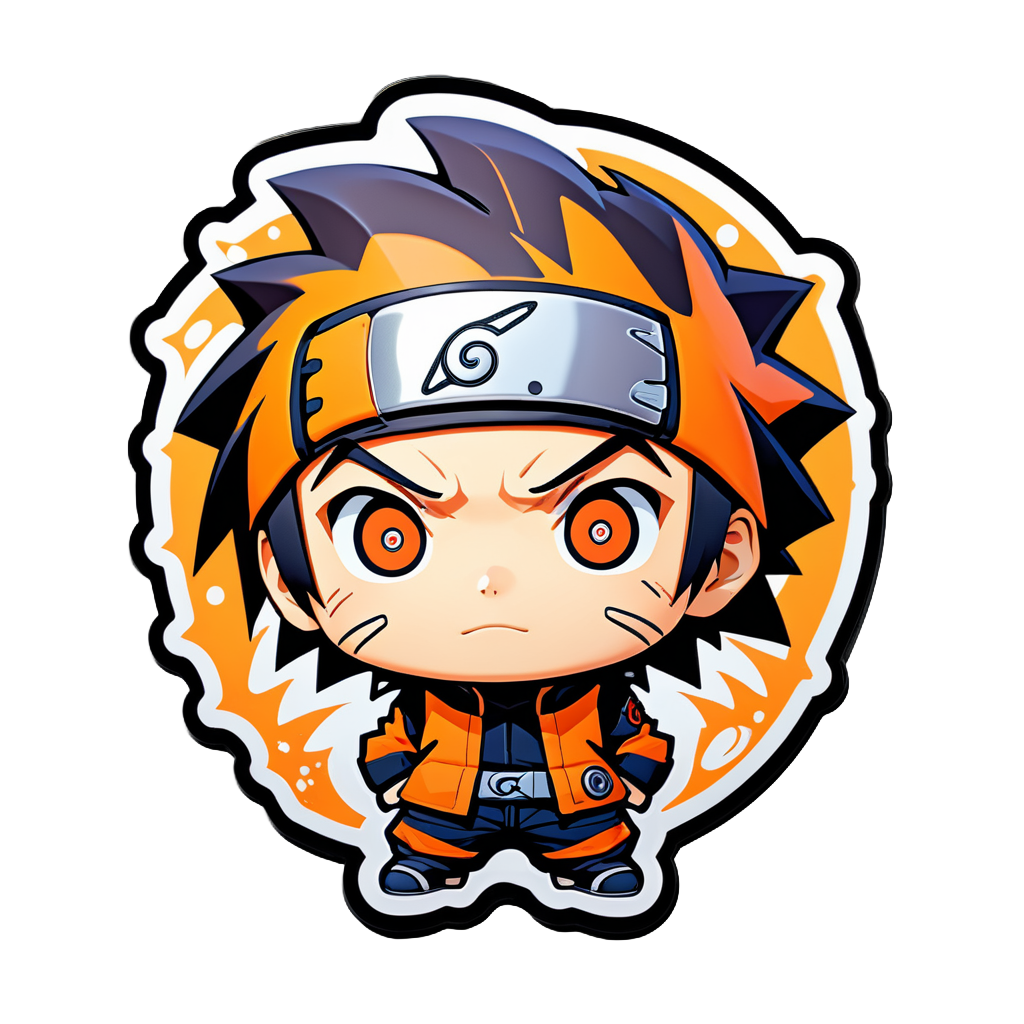 Chibi naruto badge 