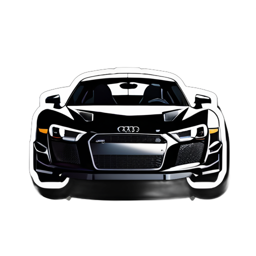 audi  R8  black