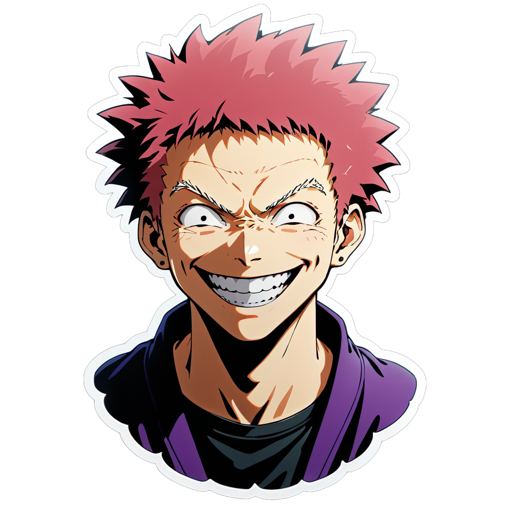 haraki fro jujutsu kaisen smiling