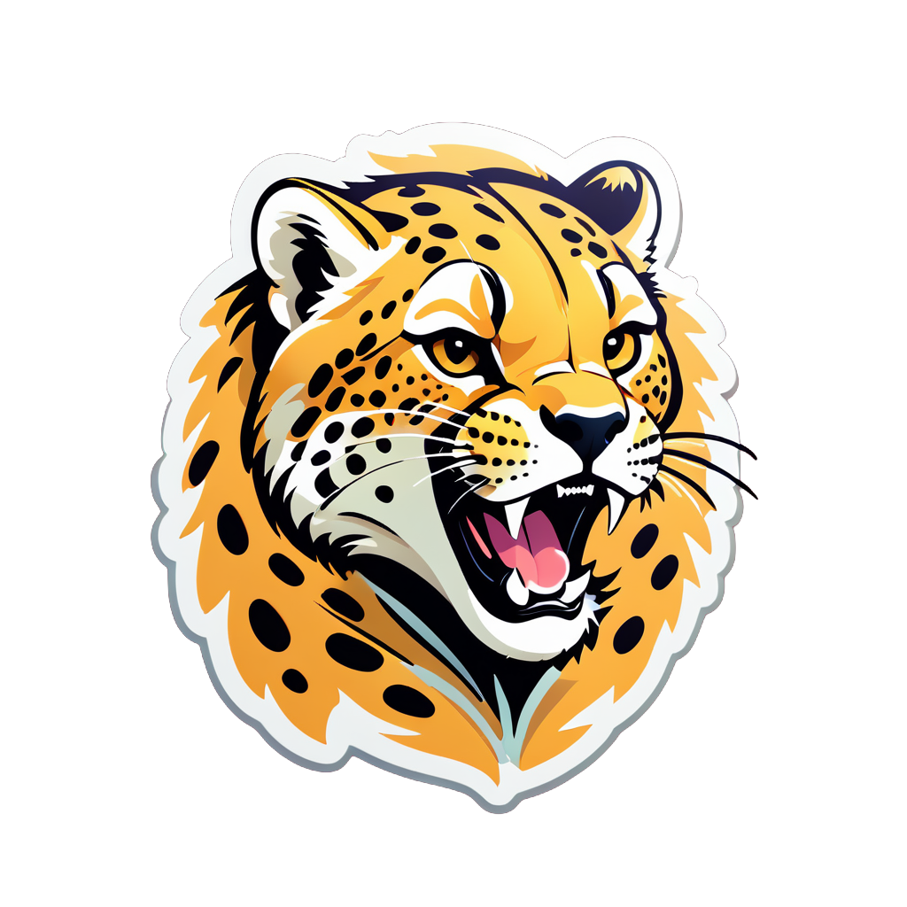 I Made An AI Sticker Of Cool Cheetah