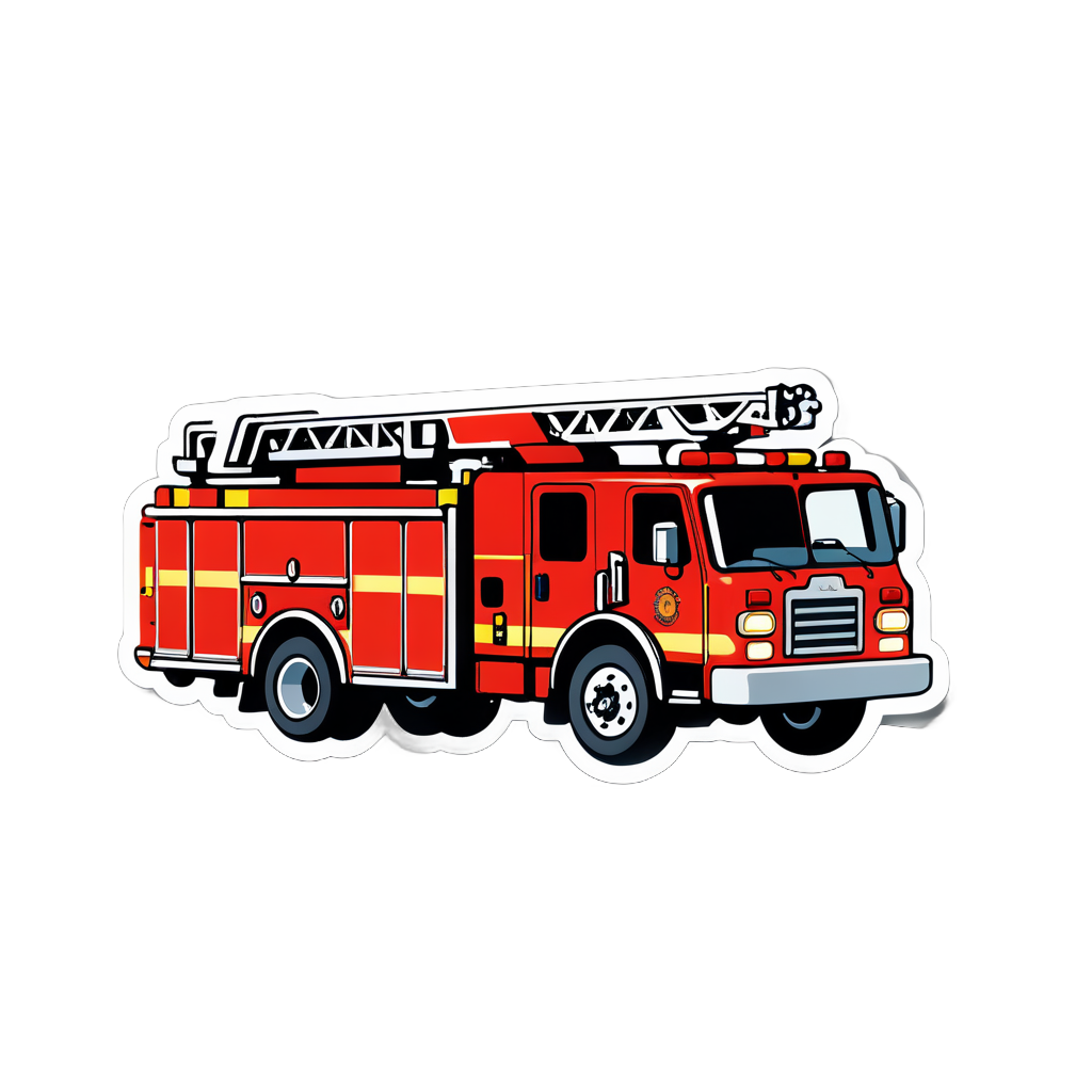 Fire trucks have carriages.