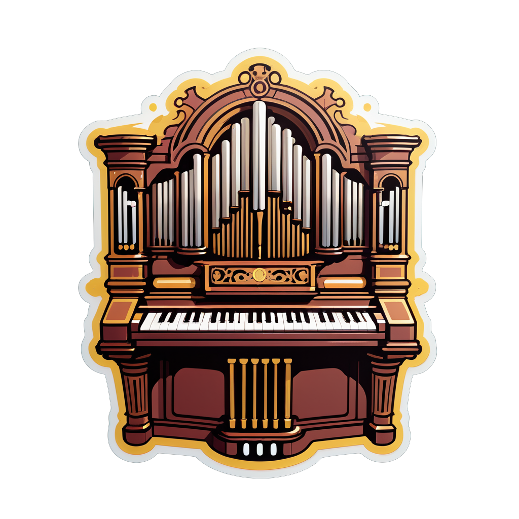 I Made An AI Sticker Of A Pipe Organ