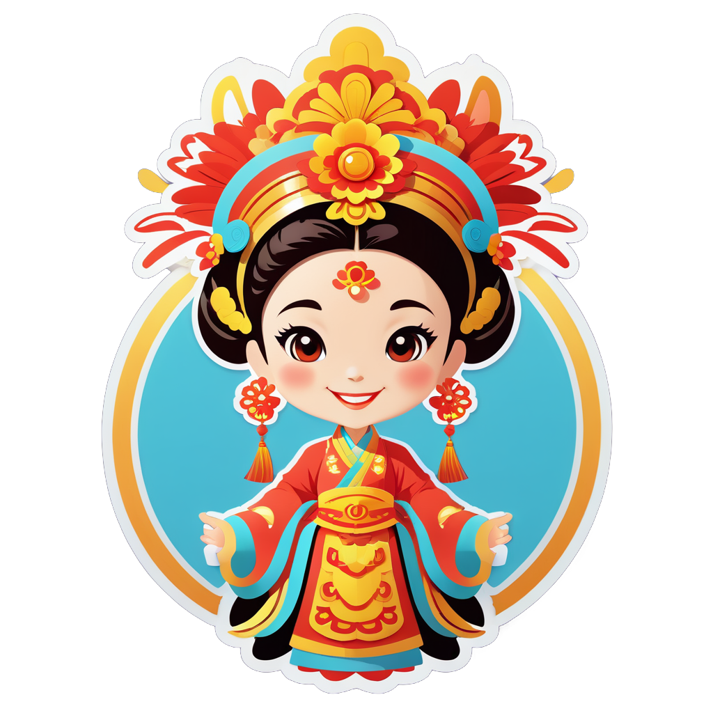 I Made An AI Sticker Of Chinese Ancient Costume Woman Gorgeous Costume I made an ai sticker of chinese ancient costume woman gorgeous costume