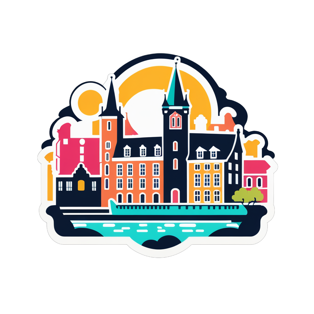I made an AI sticker of deventer