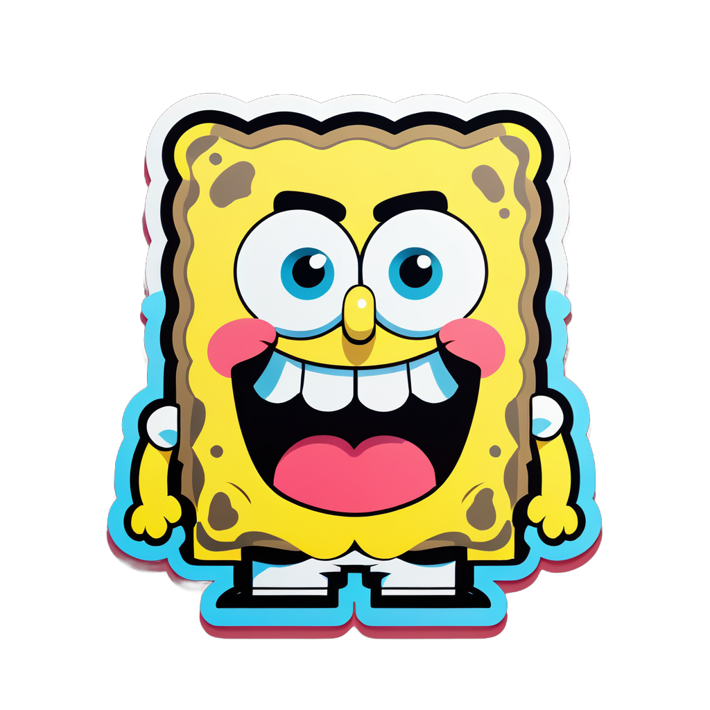 I Made An AI Sticker Of SpongeBob I Made An AI Sticker Of SpongeBob