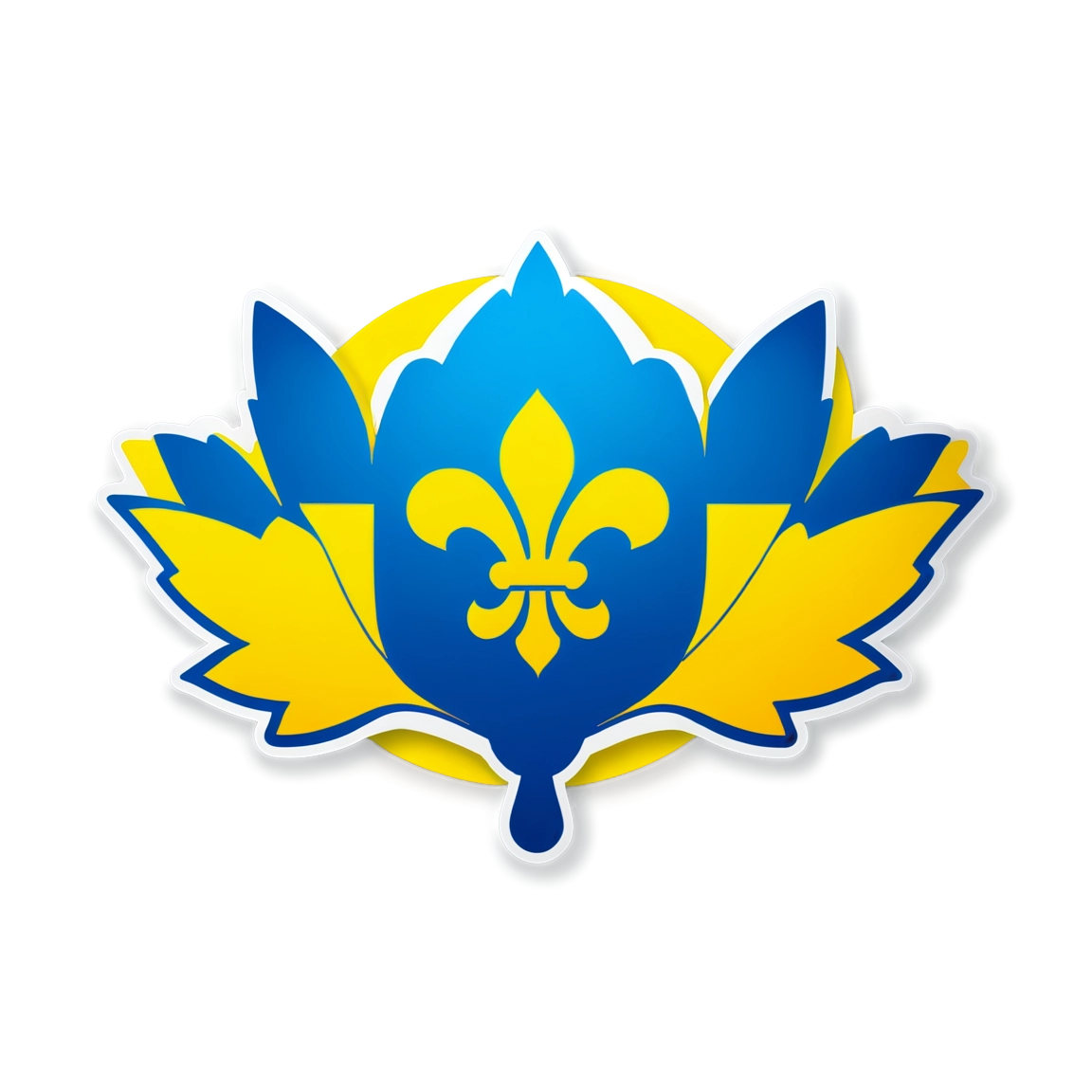 I made an AI sticker of Українка з медаллю + відмінно