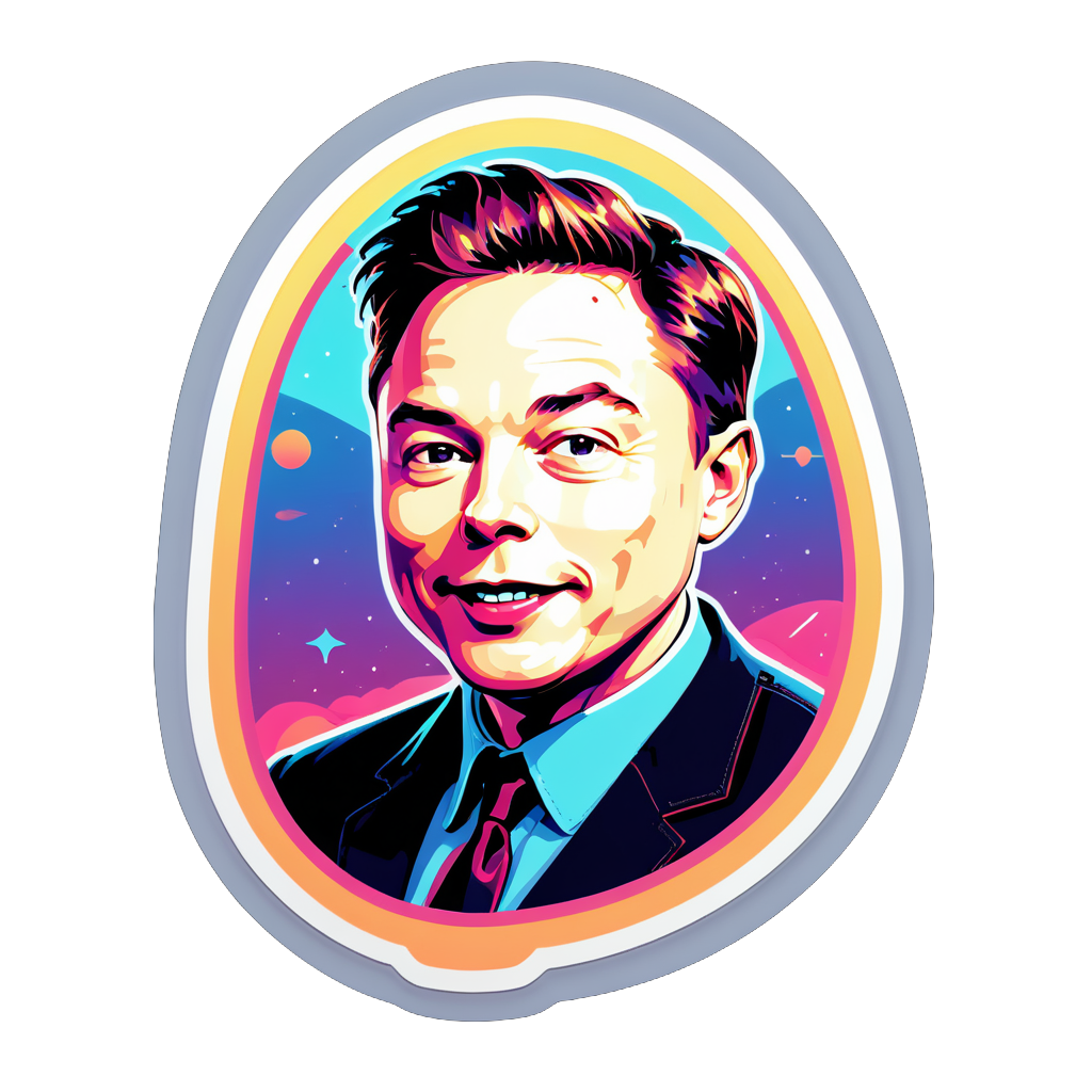 I Made An AI Sticker Of Elon