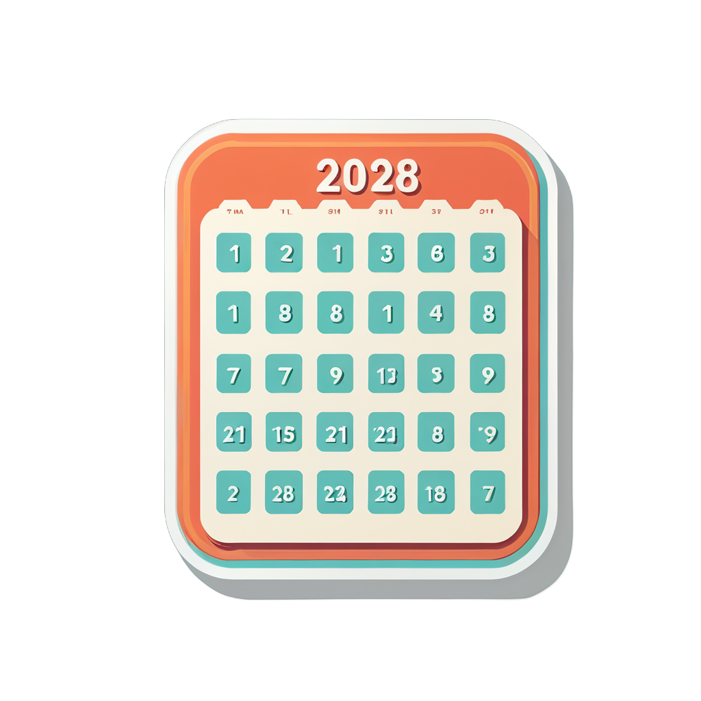 I Made An AI Sticker Of Retro Calendar I Made An AI Sticker Of Retro Calendar