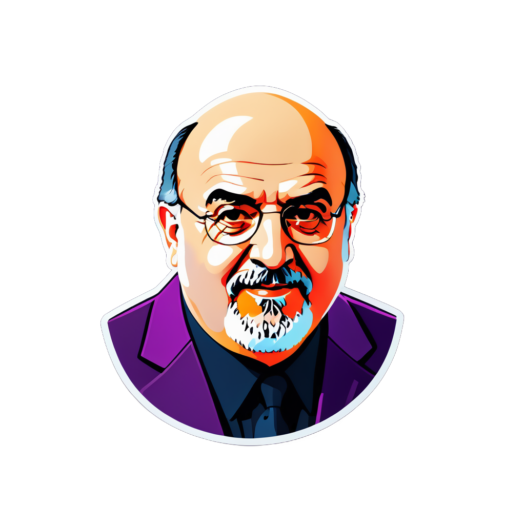 I Made An AI Sticker Of Nassim Taleb