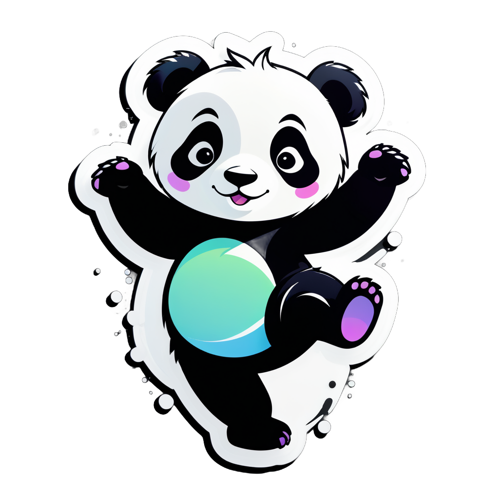 I Made An AI Sticker Of Dance Panda