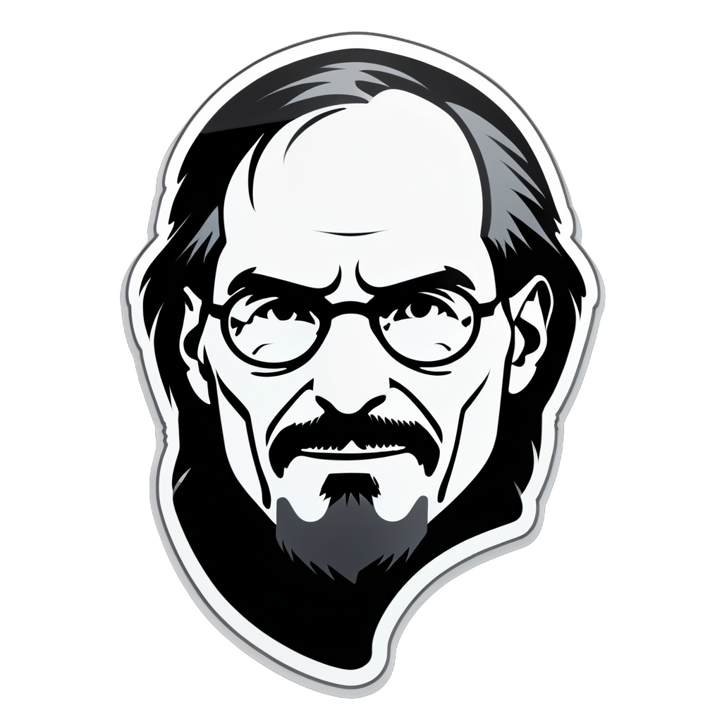 I Made An AI Sticker Of Force Ghost Steve Jobs