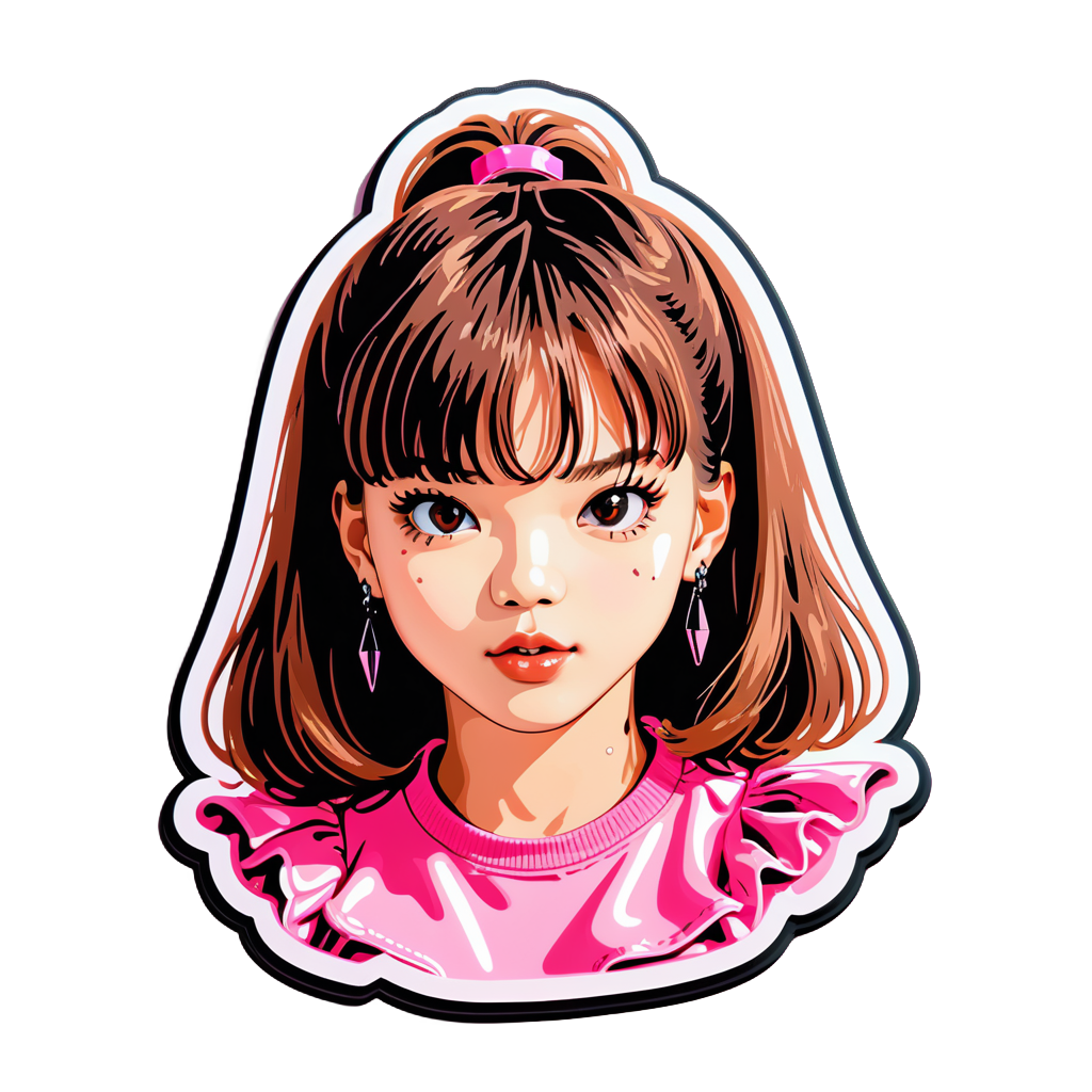 I Made An AI Sticker Of Blackpink Lisa