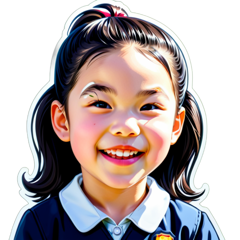 I Made An AI Sticker Of A Girl In School Uniform I made an ai sticker of a girl in school uniform