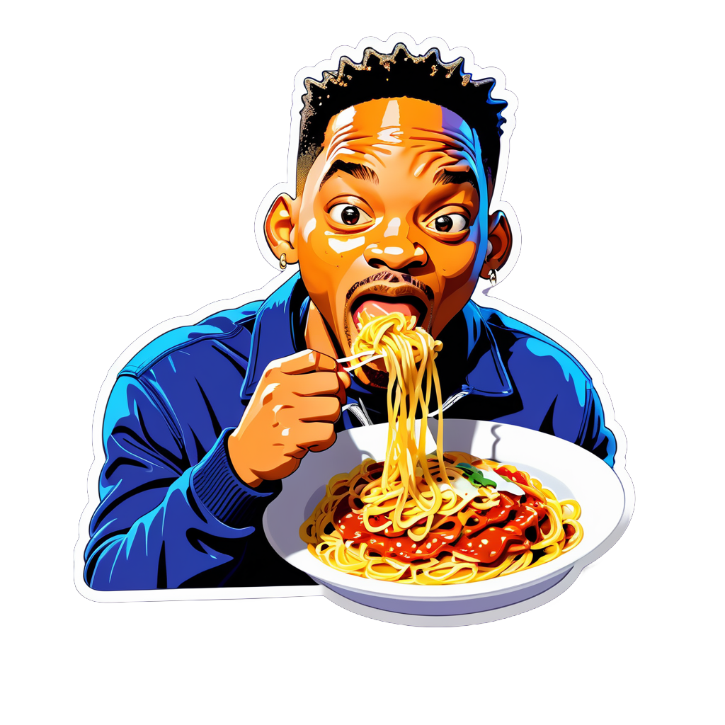 Will smith eating spaghetti 