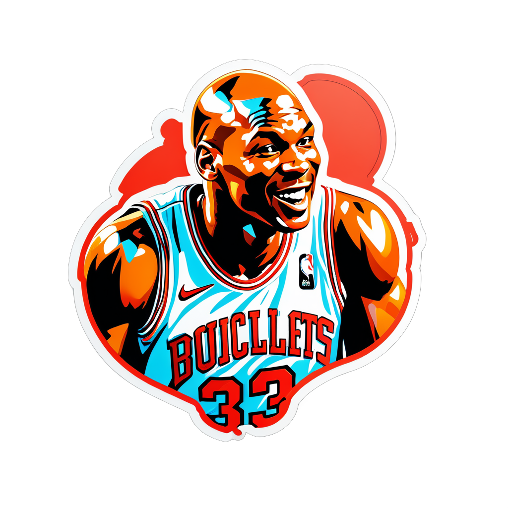 I Made An AI Sticker Of Michael Jordan As A Designer
