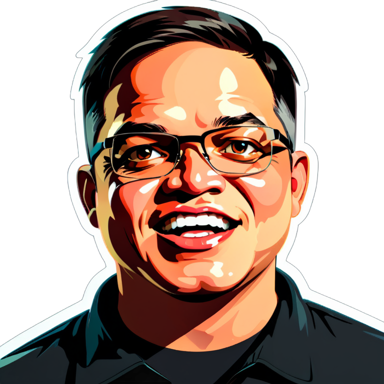 I made an ai sticker of my face