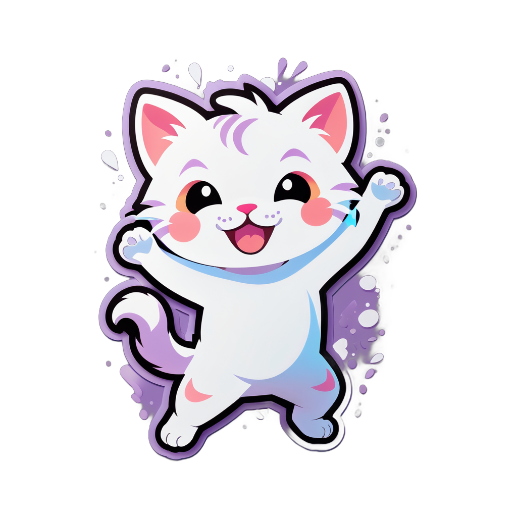 little cat dancing 
