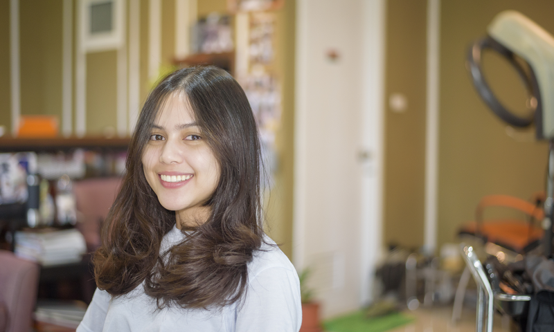 Fahsai's New Hair Cut