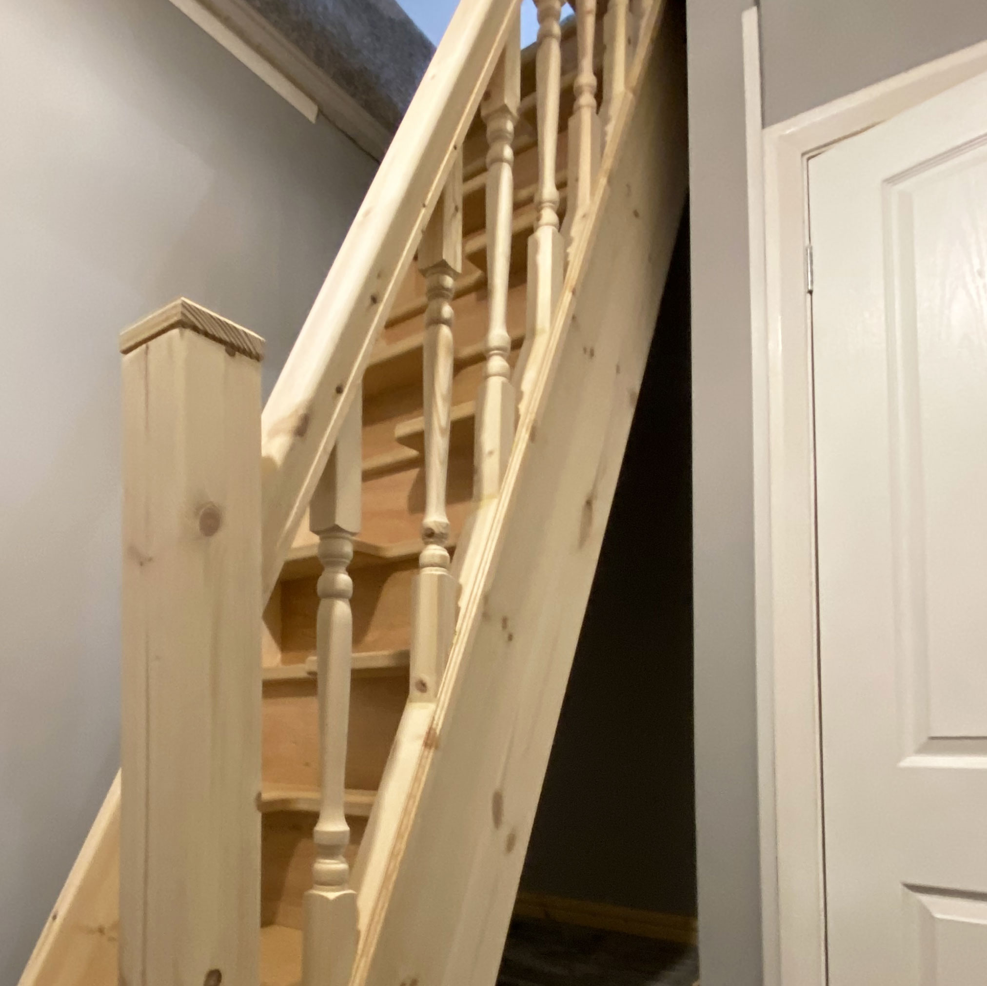 Hemlock Turned Colonial Stair Spindle 41mm X 1100mm - Ltd