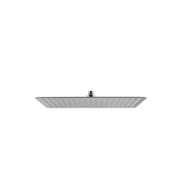 400 x 400 mm square ultraslim shower head in stainless steel