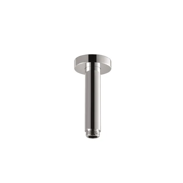 10 cm round ceiling shower arm in stainless steel