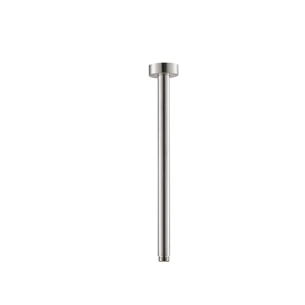 10 cm round ceiling shower arm in stainless steel