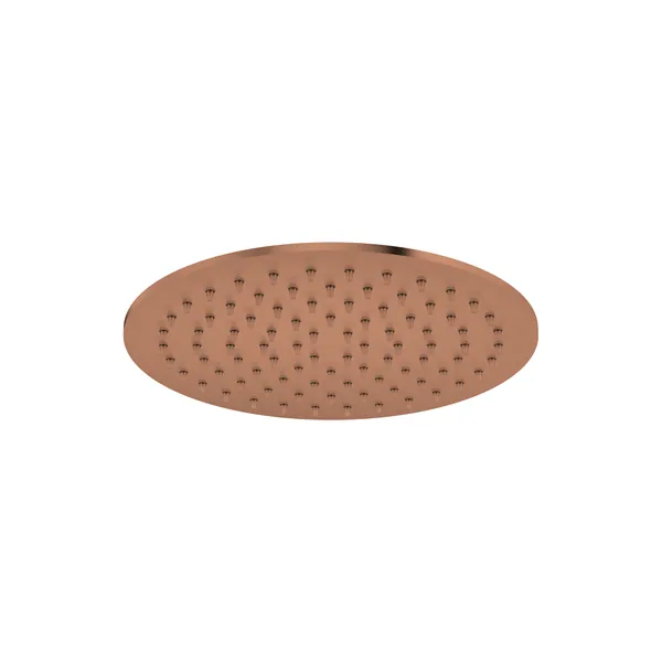 200 mm round ultraslim shower head in 304L stainless steel