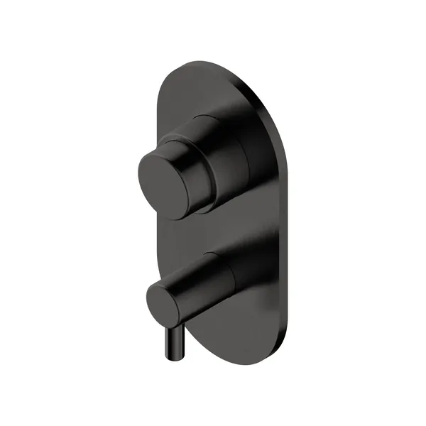 Concealed self-closing mixer valve in 304L stainless steel