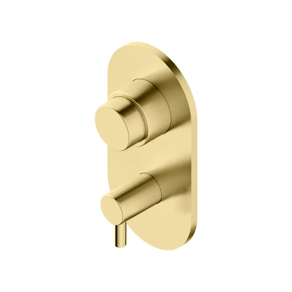 Concealed self-closing mixer valve in 304L stainless steel