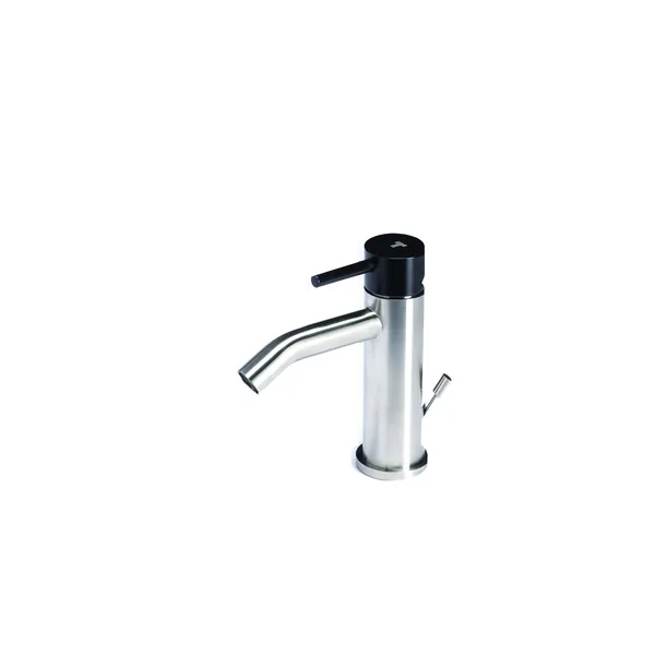 Bidet mixer tap with coloured handle