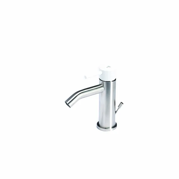 Bidet mixer tap with coloured handle