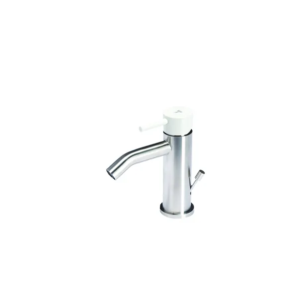 Bidet mixer tap with coloured handle