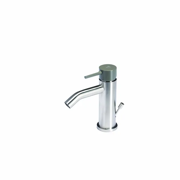 Bidet mixer tap with coloured handle