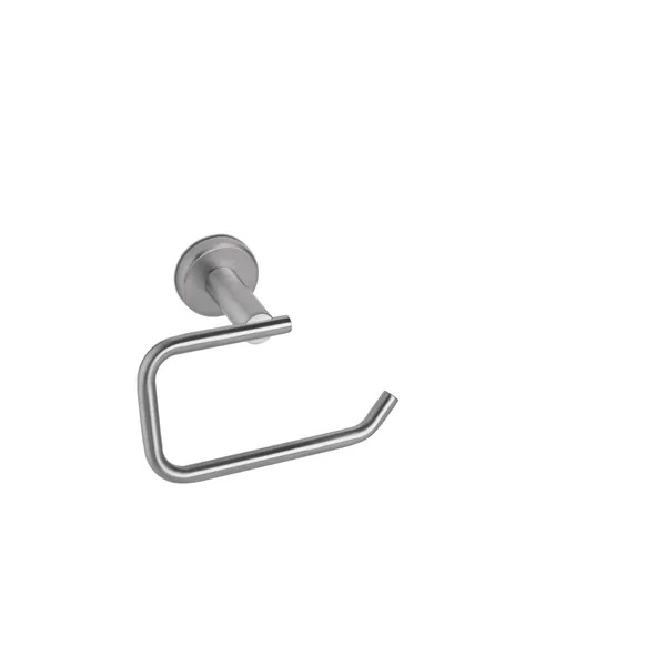 Open stainless steel wall-mounted roll holder