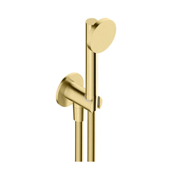 Exclusive shower kit in 316L stainless steel with 65 mm escutcheon