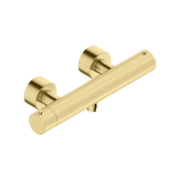 45 mm exposed thermostatic shower mixer in 316L stainless steel