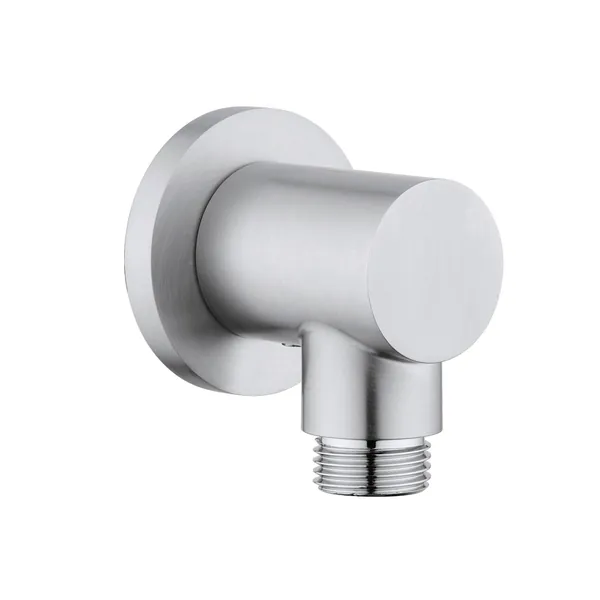 G1/2" round water inlet in 316L stainless steel