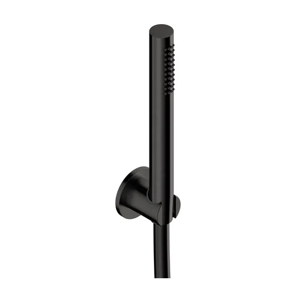 Shower kit: handset, hose and holder in 316L stainless steel