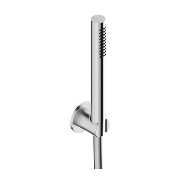 Shower kit: handset, hose and holder in 316L stainless steel