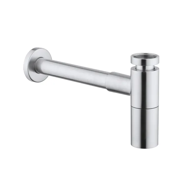 Minimal round siphon G1"1/ 4, luxury model in 304L stainless steel