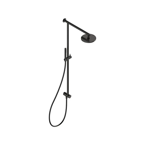 Shower column with 2-way diverter in stainless steel