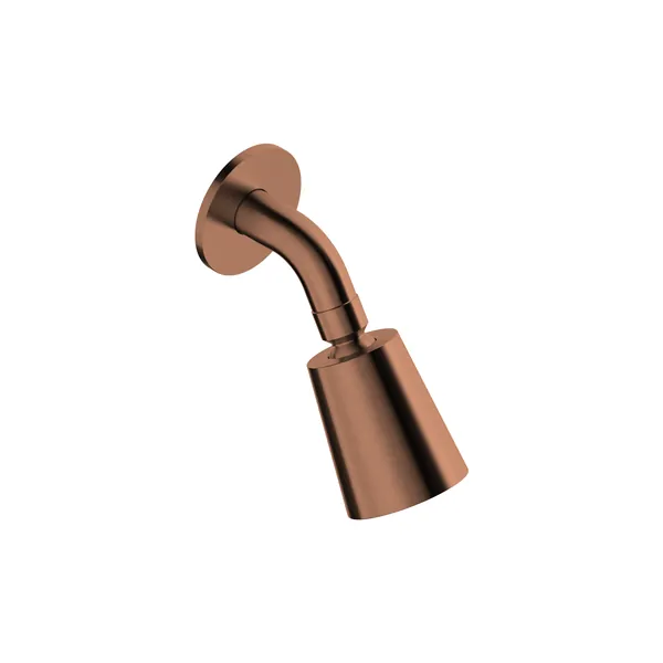 60 mm adjustable “bell” wall shower head in 316L stainless steel