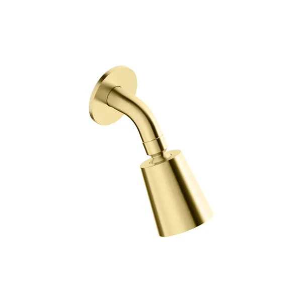 60 mm adjustable “bell” wall shower head in 316L stainless steel