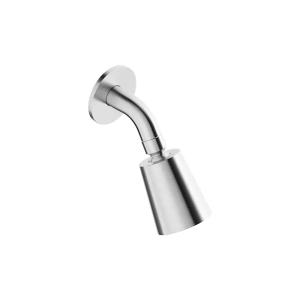 60 mm adjustable “bell” wall shower head in 316L stainless steel