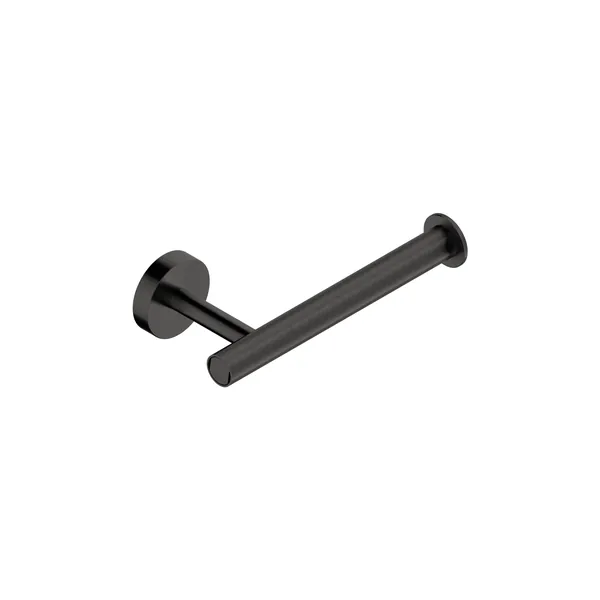 Single wall-mounted toilet roll holder in 316L stainless steel
