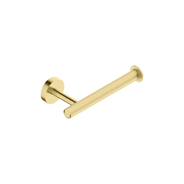 Single wall-mounted toilet roll holder in 316L stainless steel