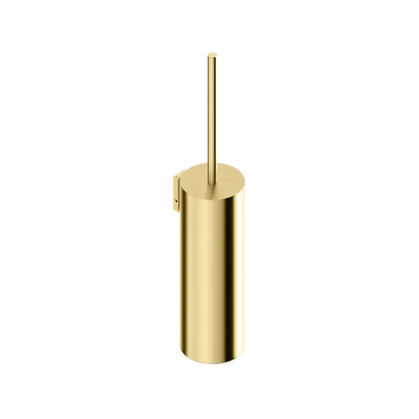 Wall-mounted toilet brush holder in 316L stainless steel