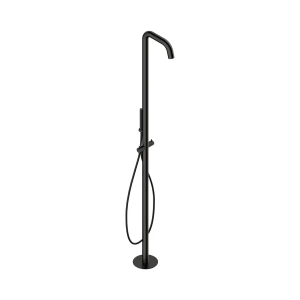 Floor-standing shower column in 316L stainless steel