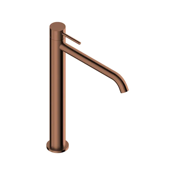 308 mm tall basin mixer tap in 316L stainless steel